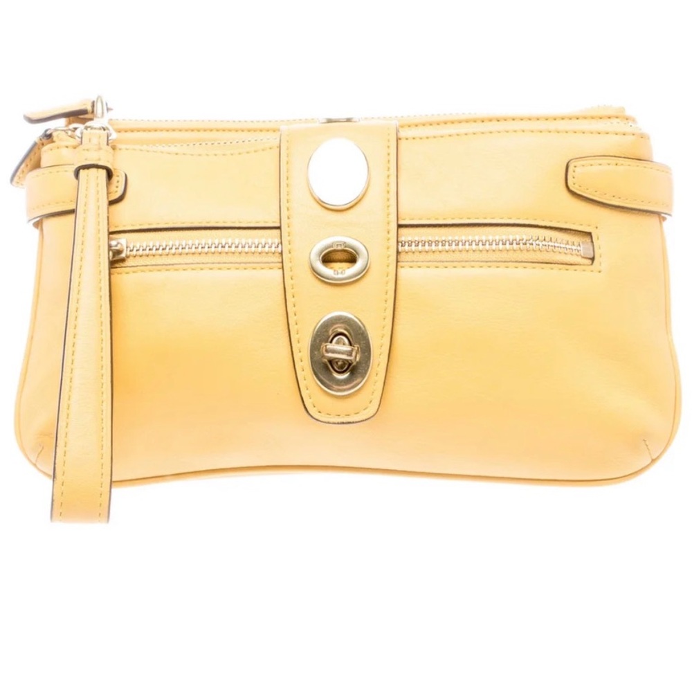 Coach Legacy Large Clutch in Sunflower